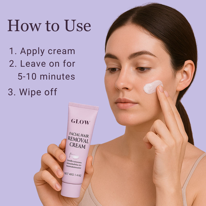GLOW™ Facial Hair Removal Cream
